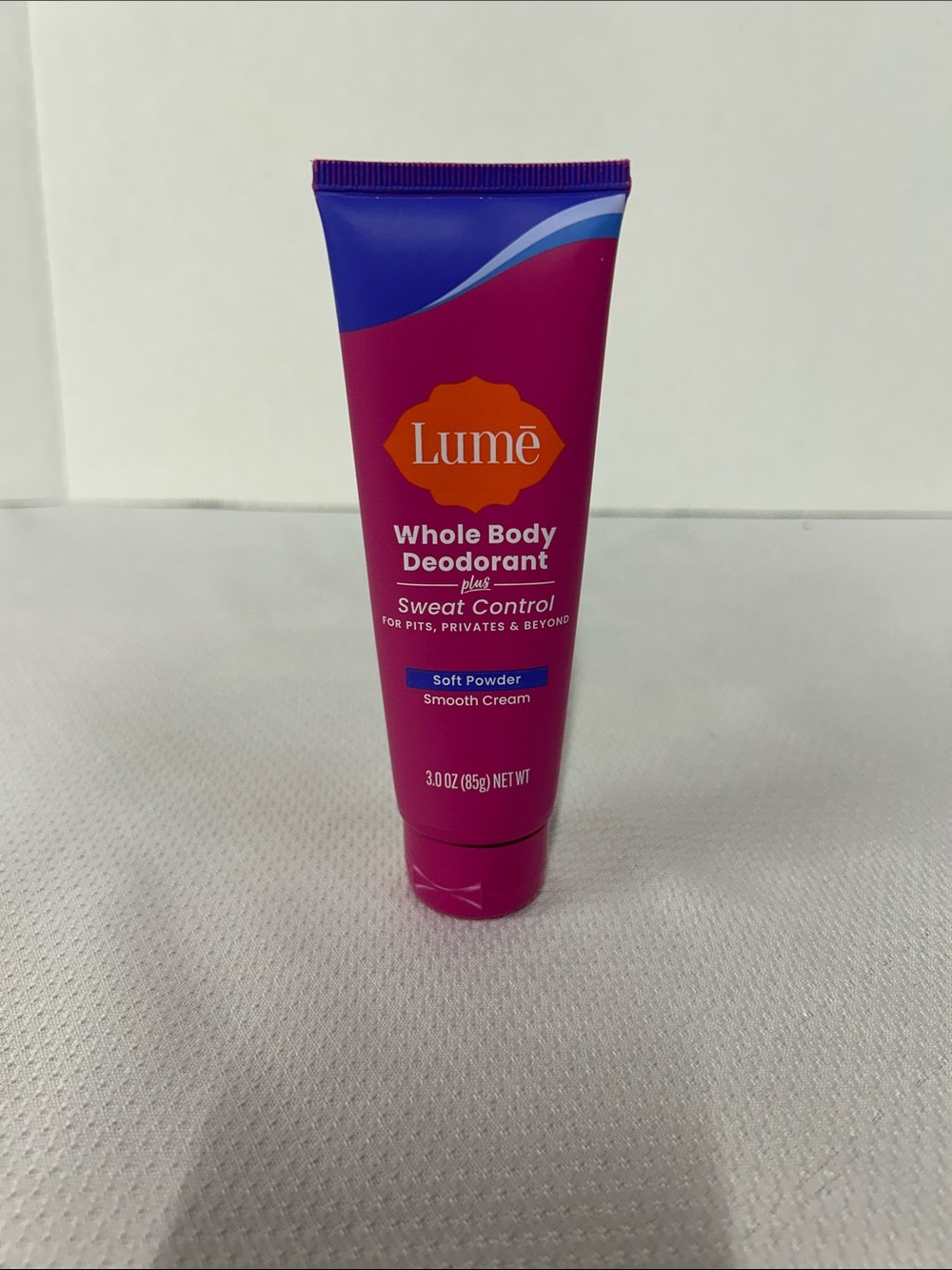 Lume Whole Body Deodorant plus Sweat Control Cream - Pink (Soft Powder)
